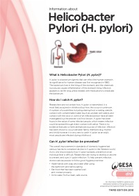 Helicobacter Pylori
