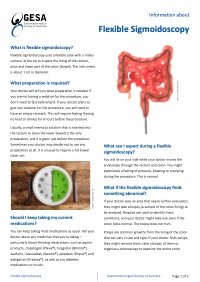 Flexible Sigmoidoscopy